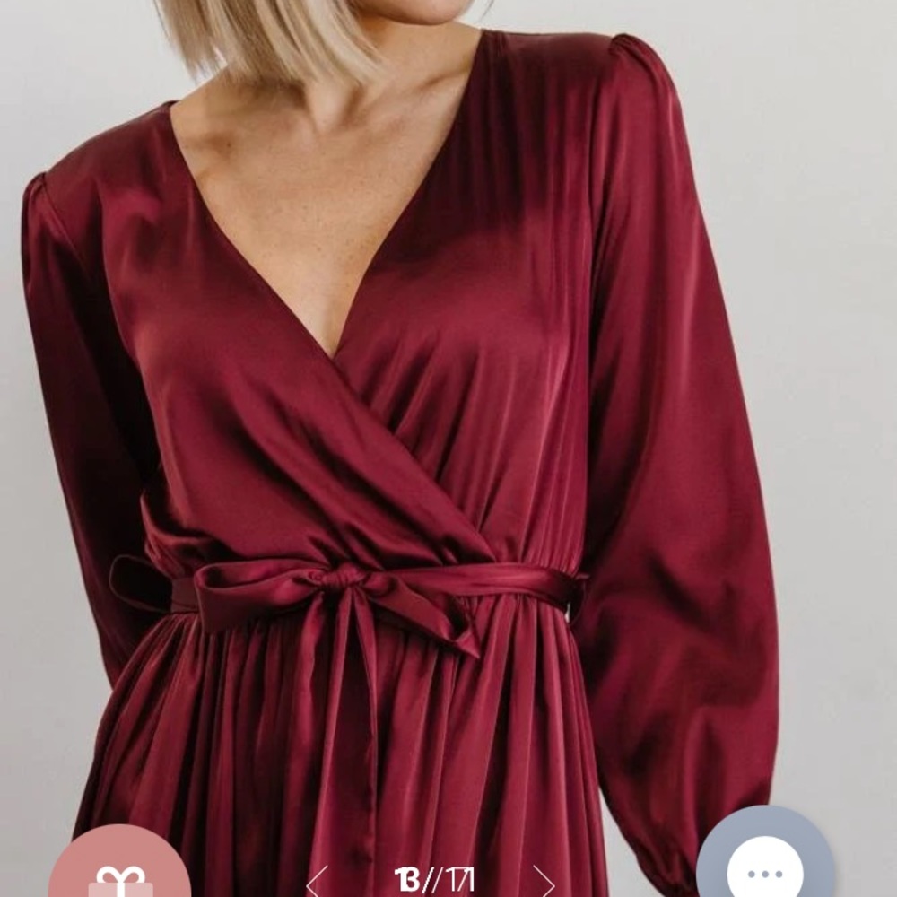 Baltic Born Holly Satin Maxi Dress